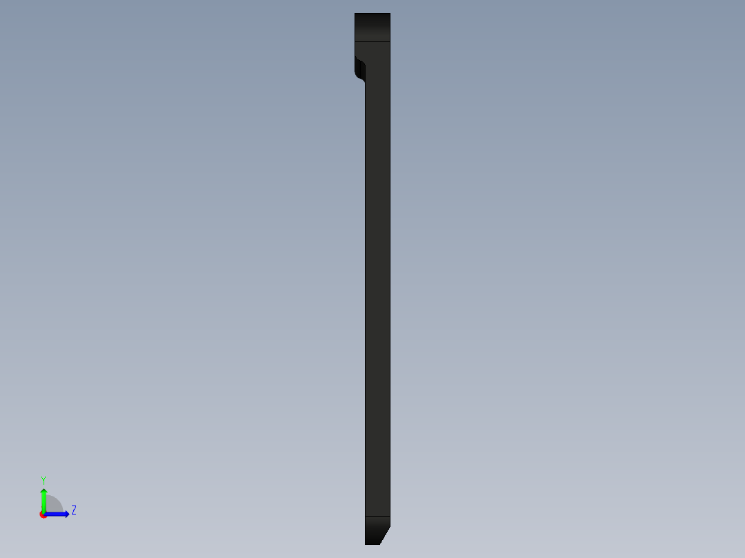 Micro SD内存卡存储卡左视图