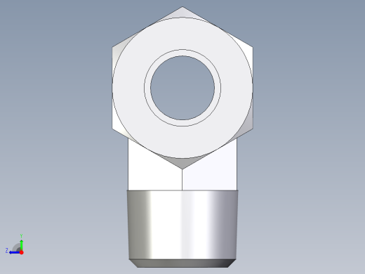 卡套式工业通用硬管接头EO_Male_stud_run_tee_TE12LRCF右视缩略图