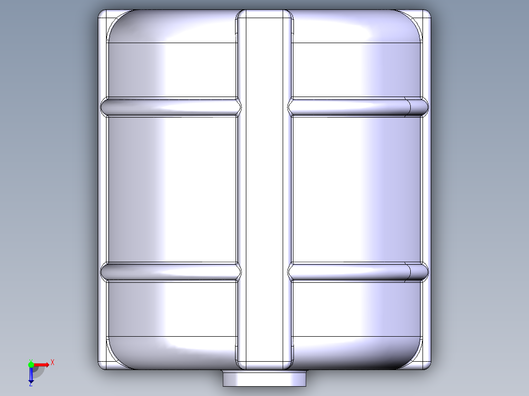 聚氯乙烯罐水箱俯视图