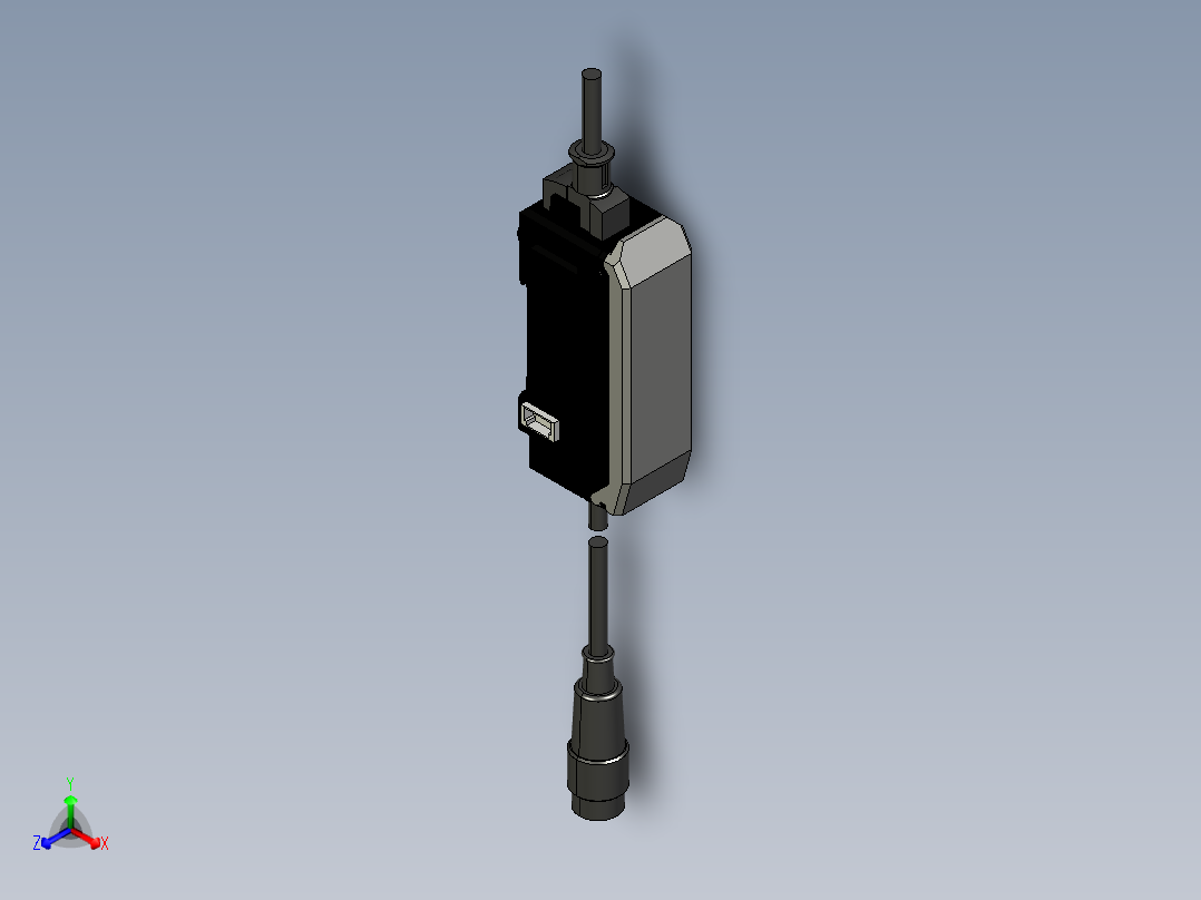 基恩士GT2-72CN_72CP_kc图纸模型主视图
