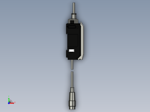 基恩士GT2-72CN_72CP_kc图纸模型前视缩略图
