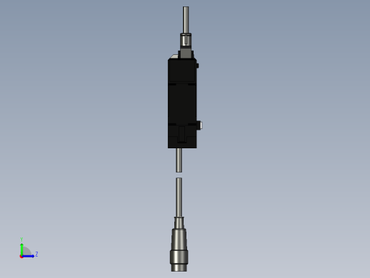 基恩士GT2-72CN_72CP_kc图纸模型左视缩略图