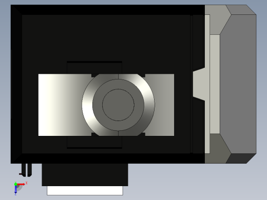 基恩士GT2-72CN_72CP_kc图纸模型俯视缩略图