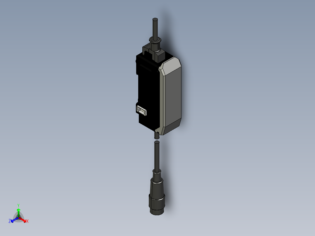 基恩士GT2-72CN_72CP_kc图纸模型正等轴测图