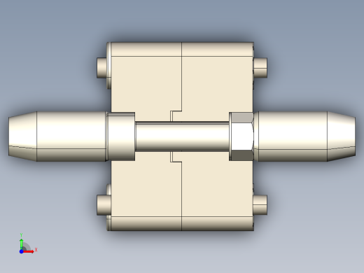 型材-BR 40X40 END CONNECTOR 3842532196前视缩略图
