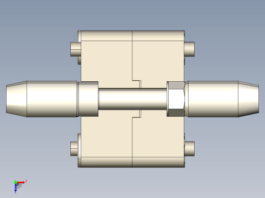 型材-BR 40X40 END CONNECTOR 3842532196俯视缩略图