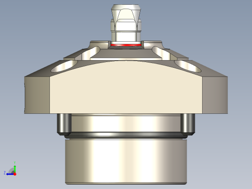 KOSMEKSFA1000-M2N-090多系列多零件图纸模型多系列多零件图纸模型右视缩略图