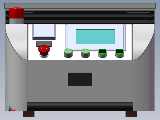 智能物流仓库前视缩略图