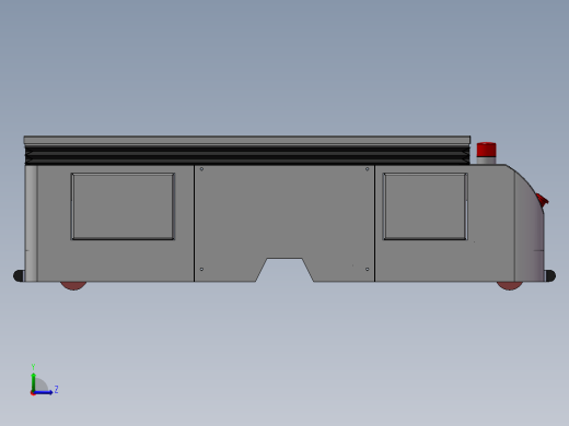 智能物流仓库左视缩略图