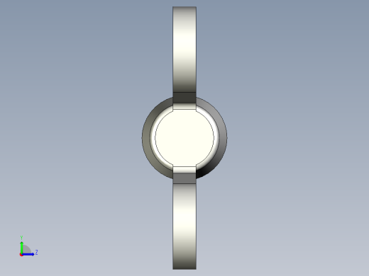 带耳螺钉-DIN_316_Wing_screws_16x2x35-29-24_73_6.4_38.4_16.stp左视缩略图