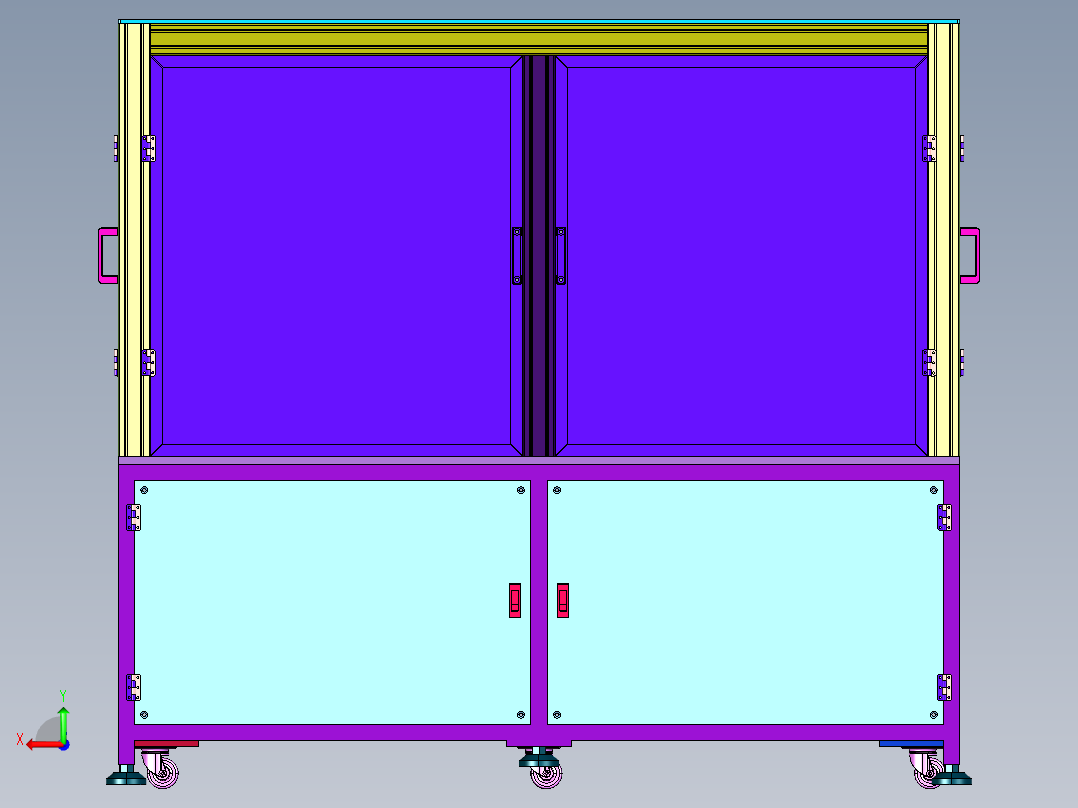 大型全自动电子线路板焊锡机后视图