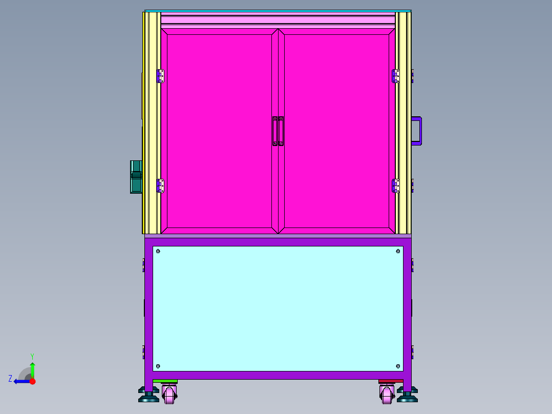 大型全自动电子线路板焊锡机右视图