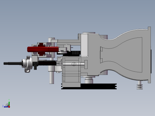 小型锯床右视缩略图