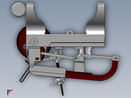 小型锯床俯视缩略图