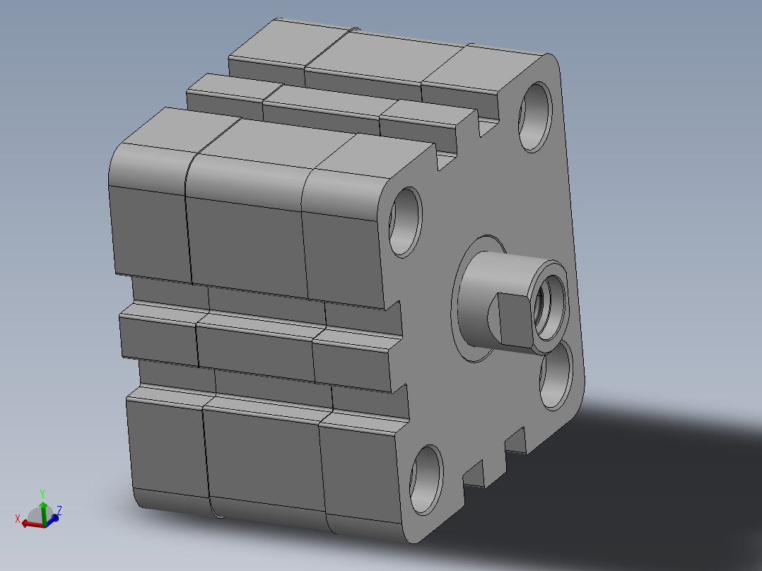 气缸ACE50X5S主视图
