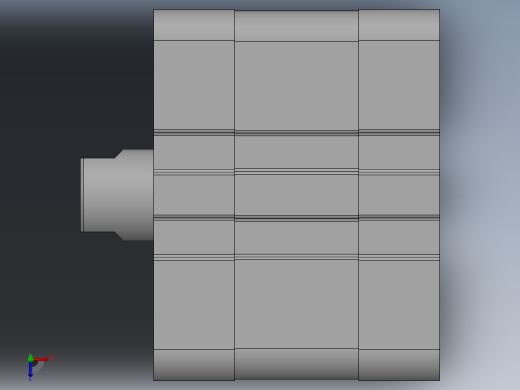 气缸ACE50X5S俯视缩略图