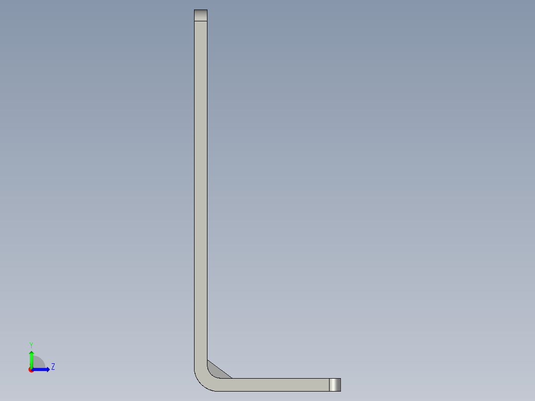 支架AST-1-3D多系列多零件图纸模型左视图