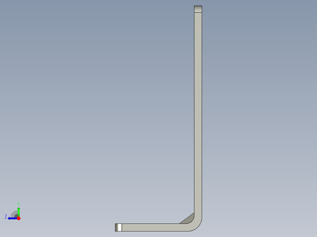 支架AST-1-3D多系列多零件图纸模型右视图