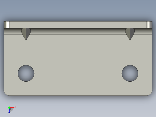 支架AST-1-3D多系列多零件图纸模型俯视缩略图
