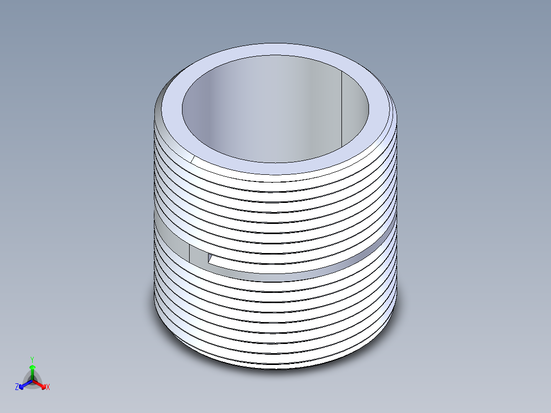 CPVC管件33-Sch80_Nipple_MPTxMPT_9861-170_1.25in x Close主视图