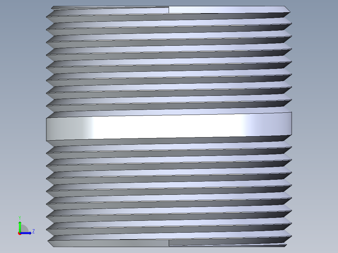 CPVC管件33-Sch80_Nipple_MPTxMPT_9861-170_1.25in x Close左视图