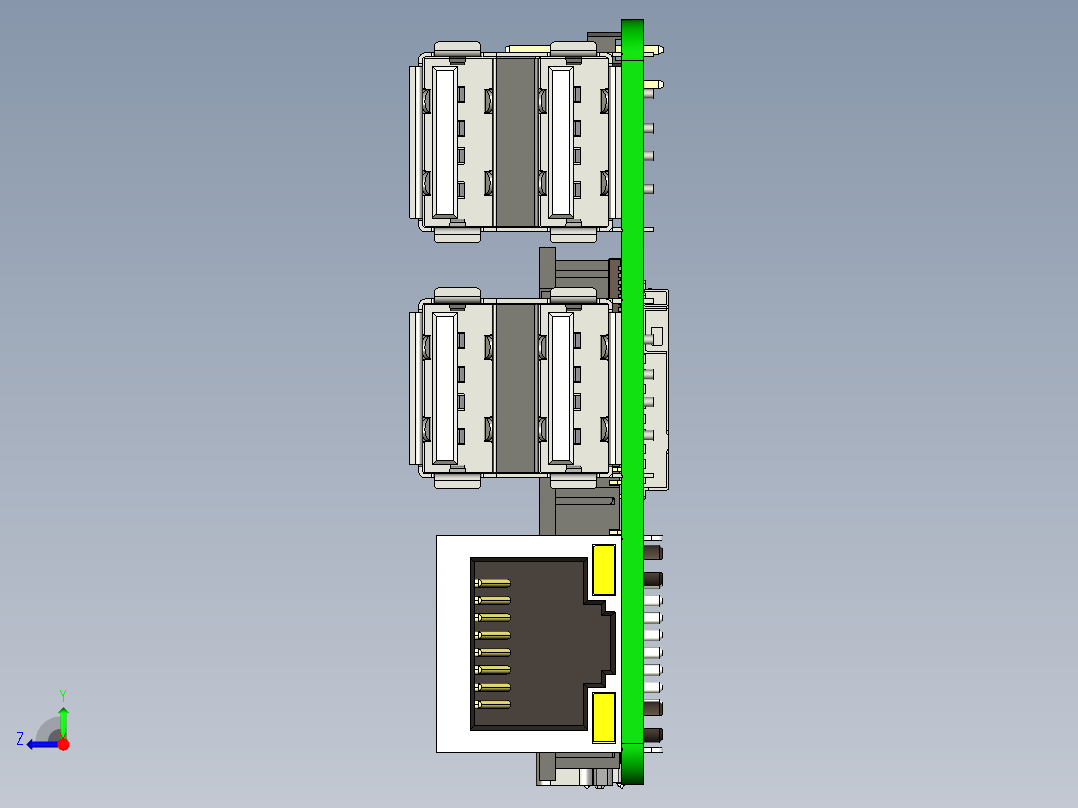 Grbl 控制器 5 或 6 轴，带 Raspberry、atmega2560 和 arduino右视图