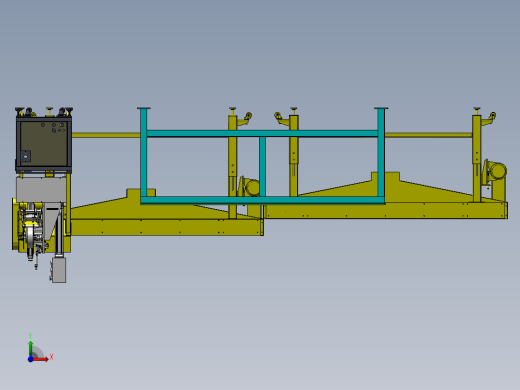 数据线标签加工生产线sw17前视缩略图