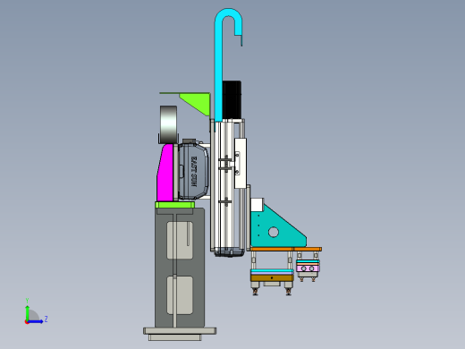 组装热熔机proe5.0.zip左视缩略图