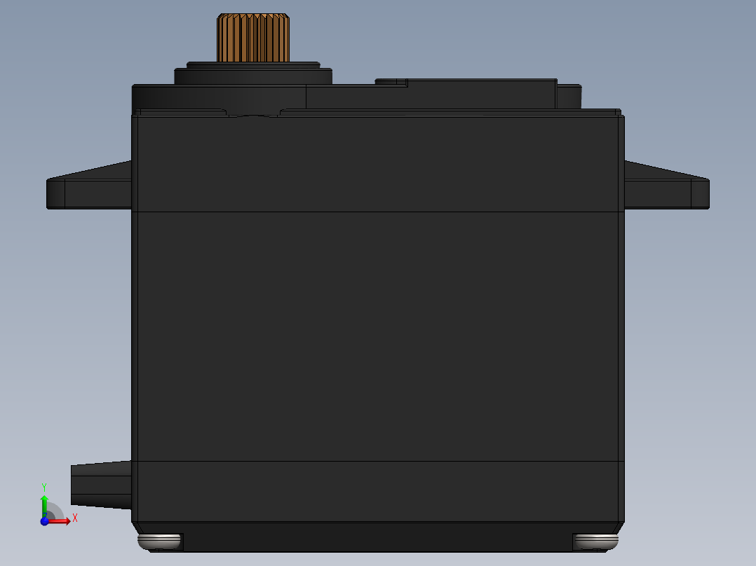 舵机智能小车前视图