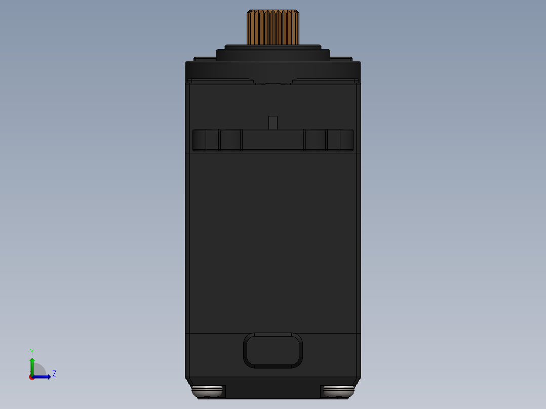 舵机智能小车左视图