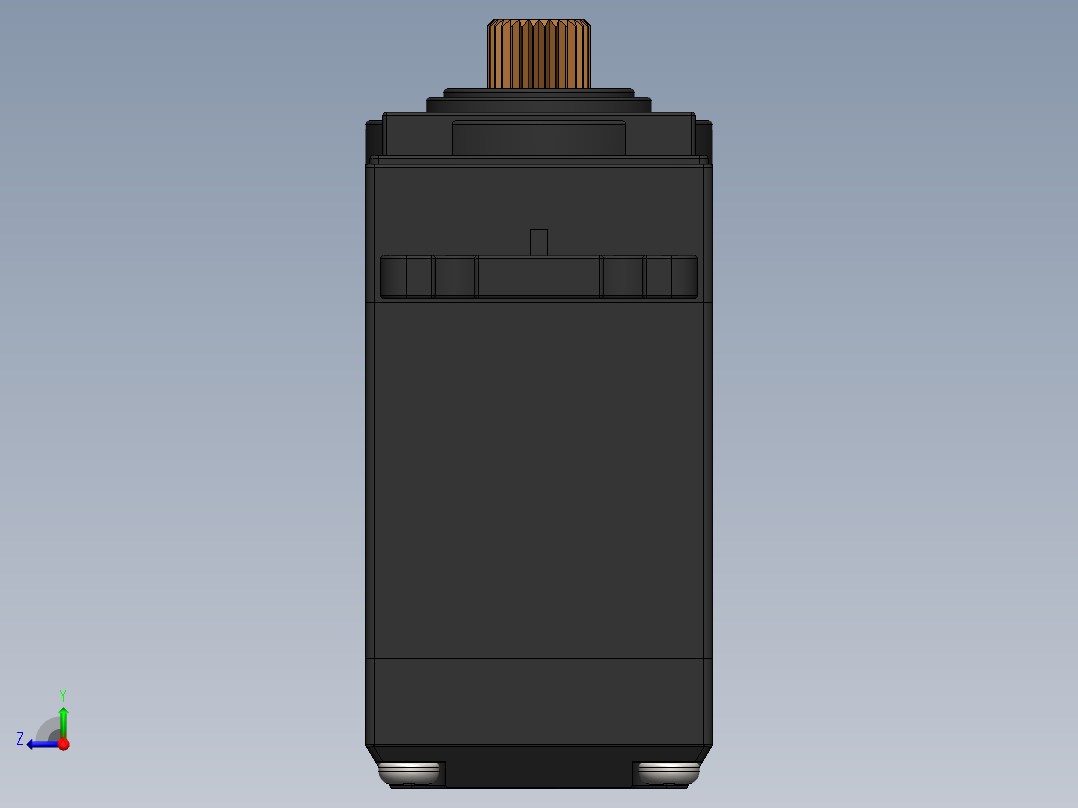 舵机智能小车右视图