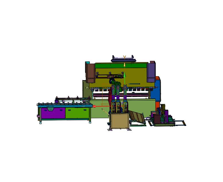 机器人折弯机取放料装置