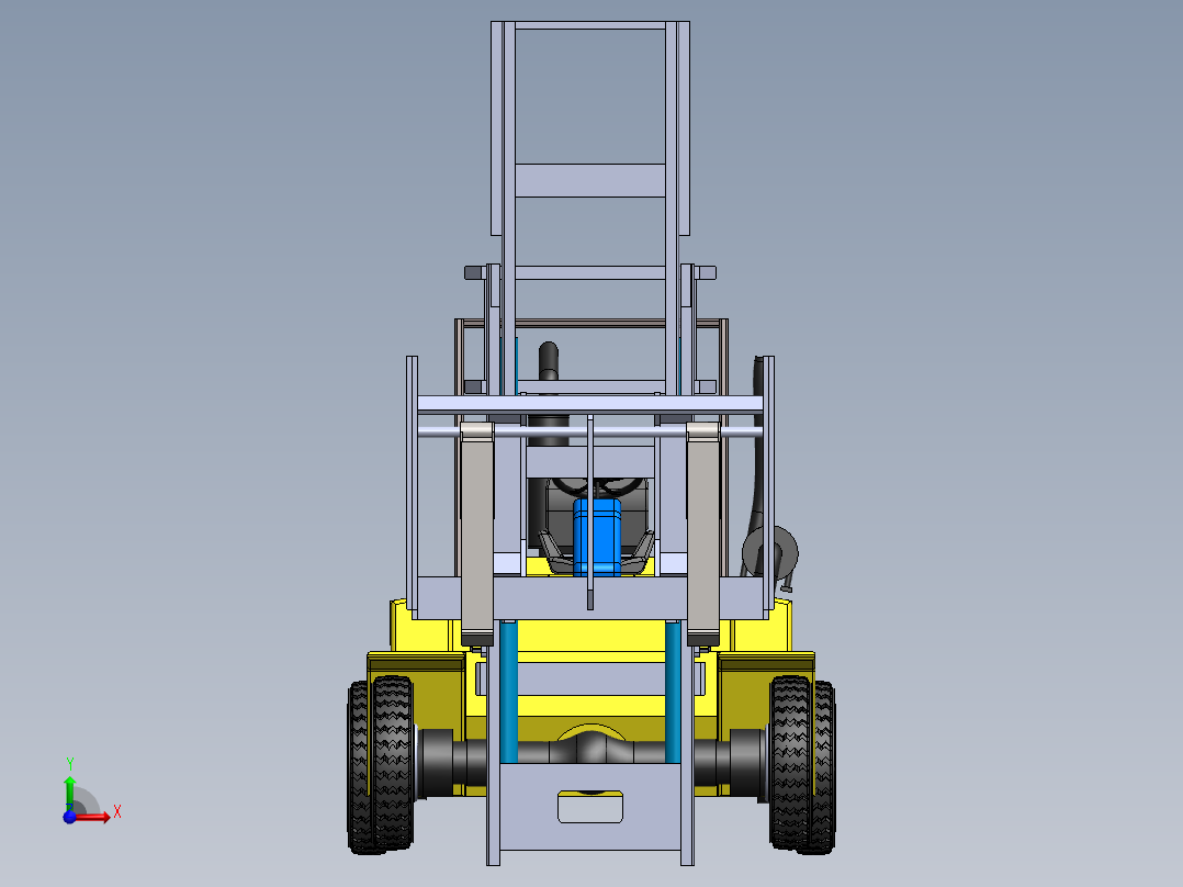 叉车、 叉车 SW(9)前视图