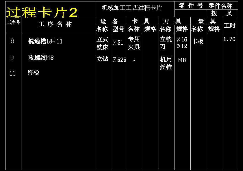 JWT 6-12 拨叉铣30×80面夹具设计版本2【831003】