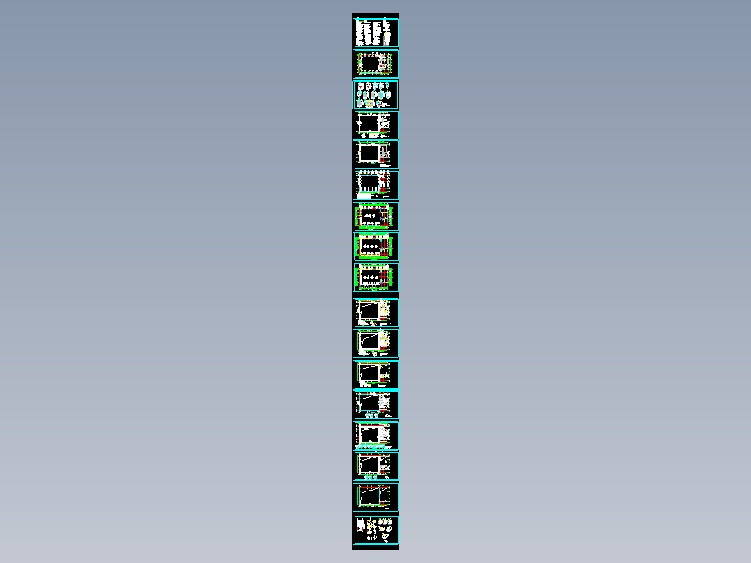 某三层框架结构体育馆结构施工图（36米跨）