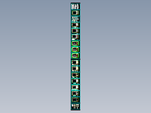 某三层框架结构体育馆结构施工图（36米跨）