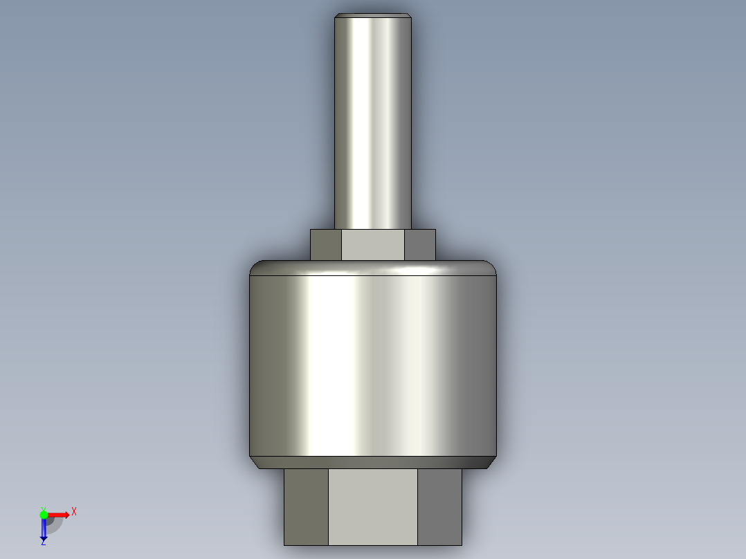 JA15-5-080浮动接头俯视图