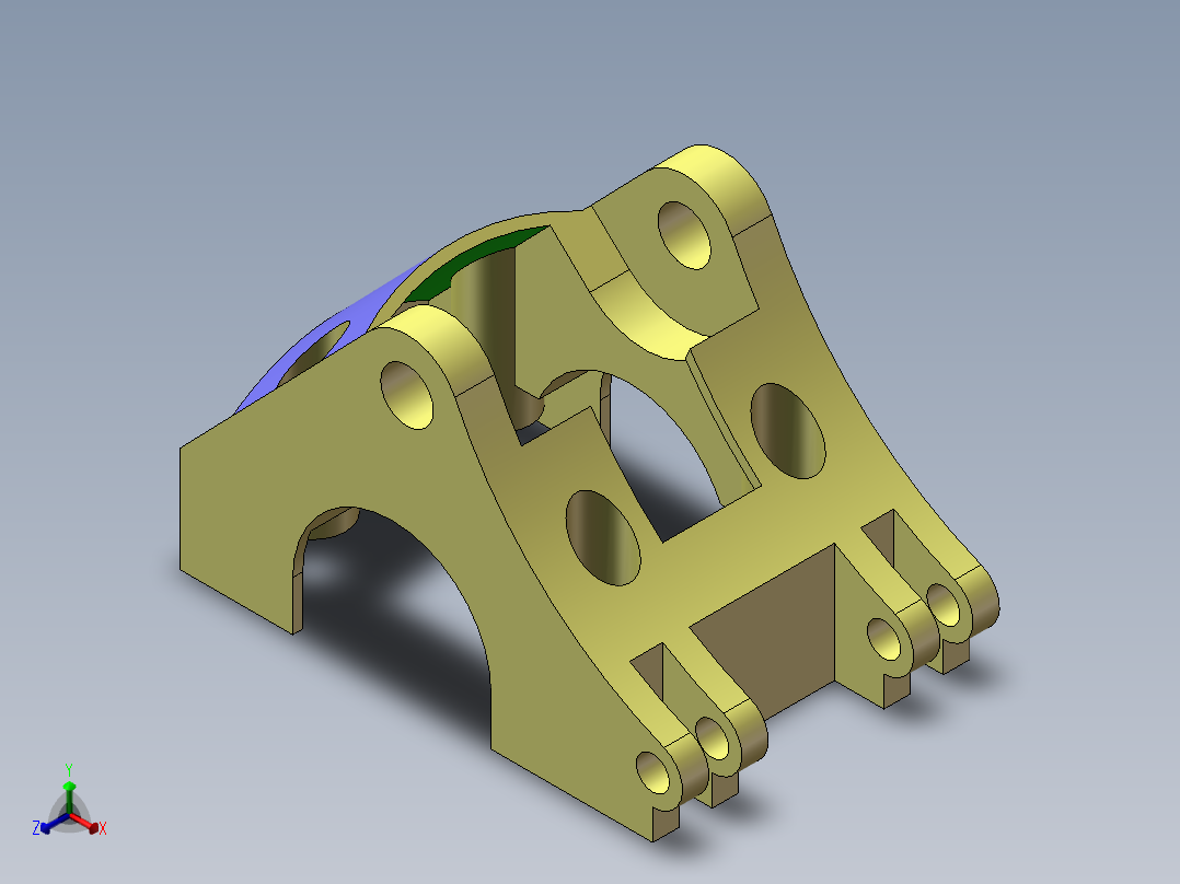 第八届练习题3D08-H06  SW16正等轴测图