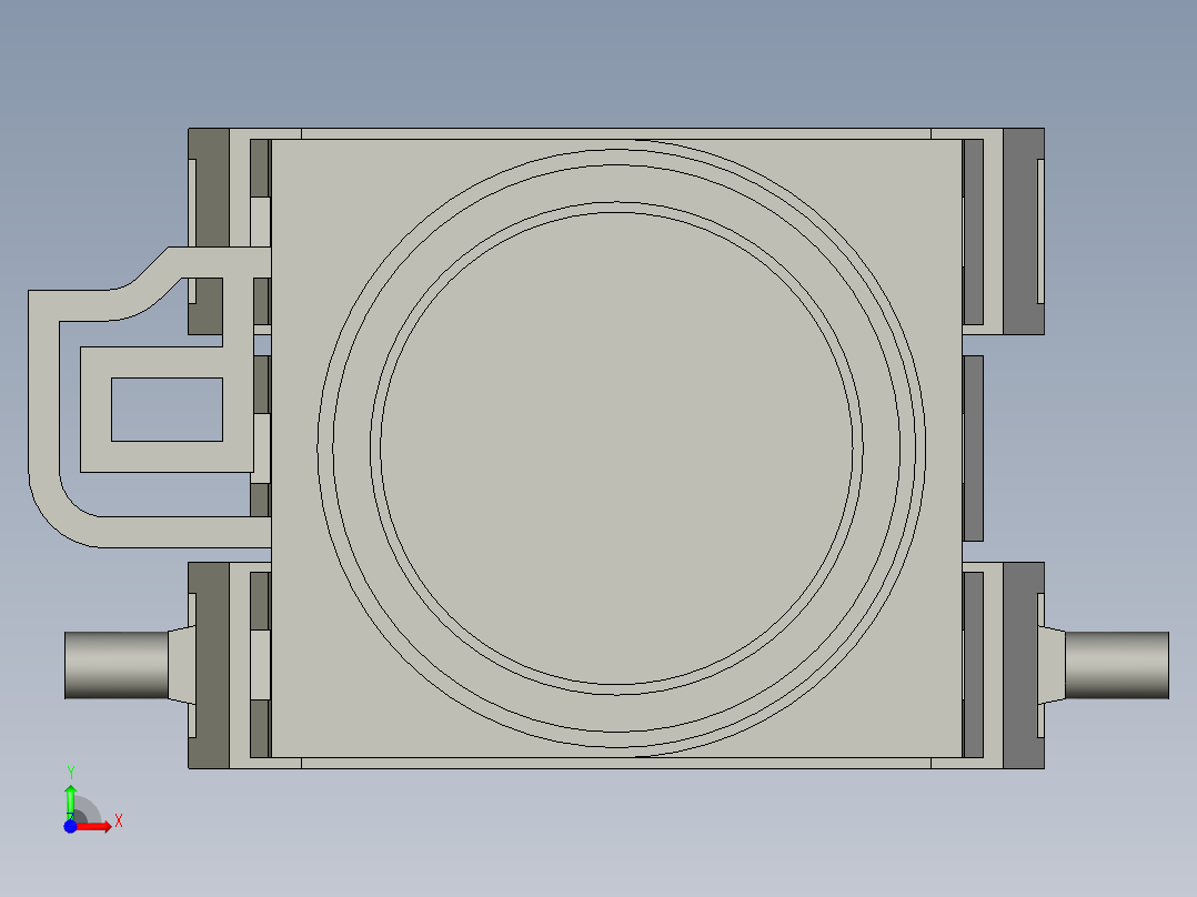 ZB5AA5C弹簧复位按钮头前视图