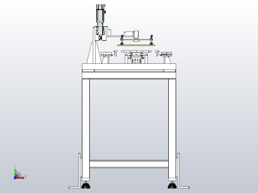 吸盘抓手二次定位移栽机构前视缩略图
