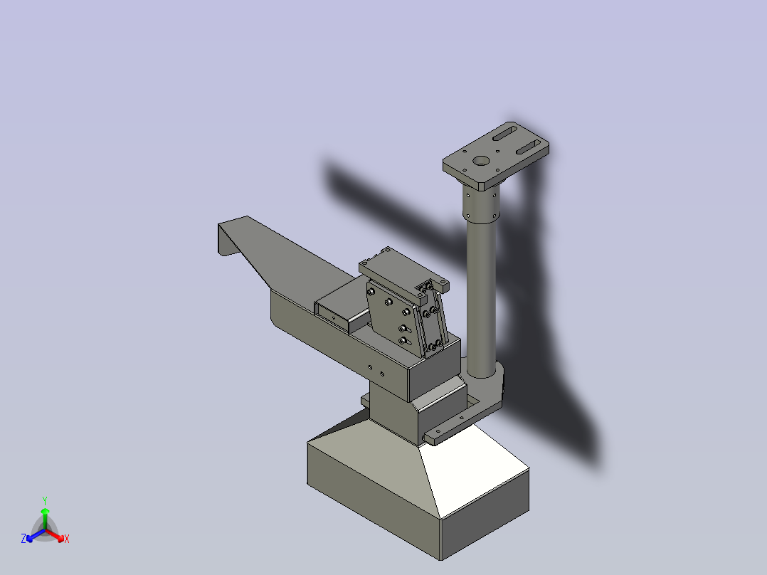 P127-SHY-插片下料部分主视图