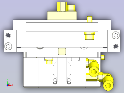 一款工件悬吊机构前视缩略图