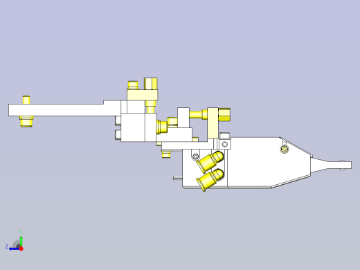 一款工件悬吊机构右视缩略图