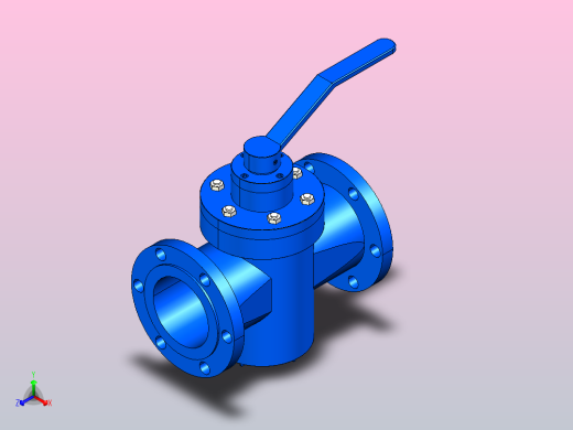 150LB偏心旋塞阀[150LB偏心旋塞阀]65正等轴测缩略图