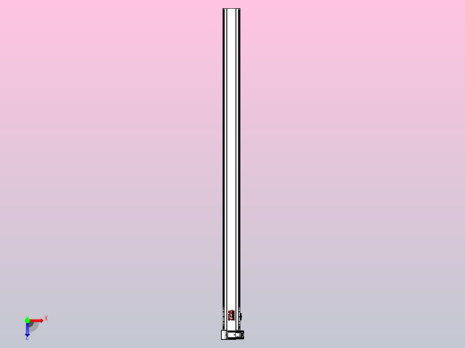 皮带直线轴半封闭可选导轨TPA-HNB-120D-110-L2000-LU-C-P40-N3俯视缩略图