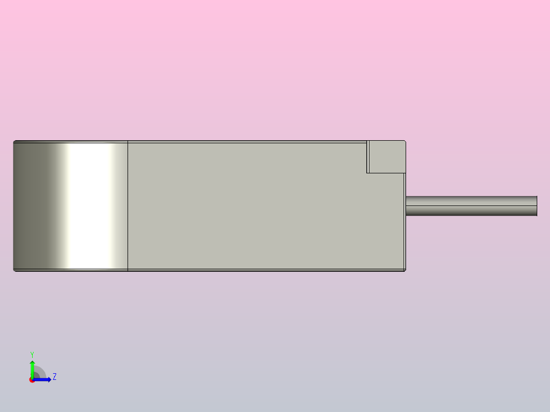 接近开关传感器ZJK01-6-N-F左视图