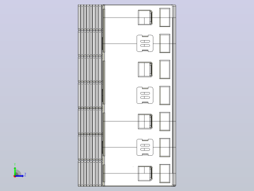 NU5-II 80-100 3P&amp;N电涌保护器三维模型202405左视缩略图