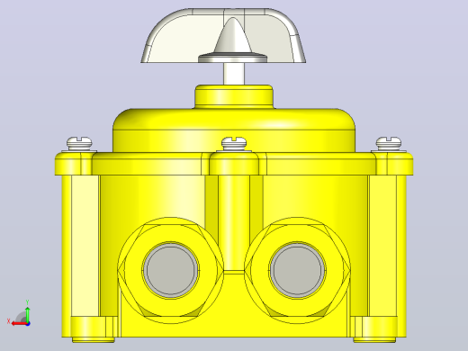 HZ10-10M_4组合开关三维模型202012后视缩略图