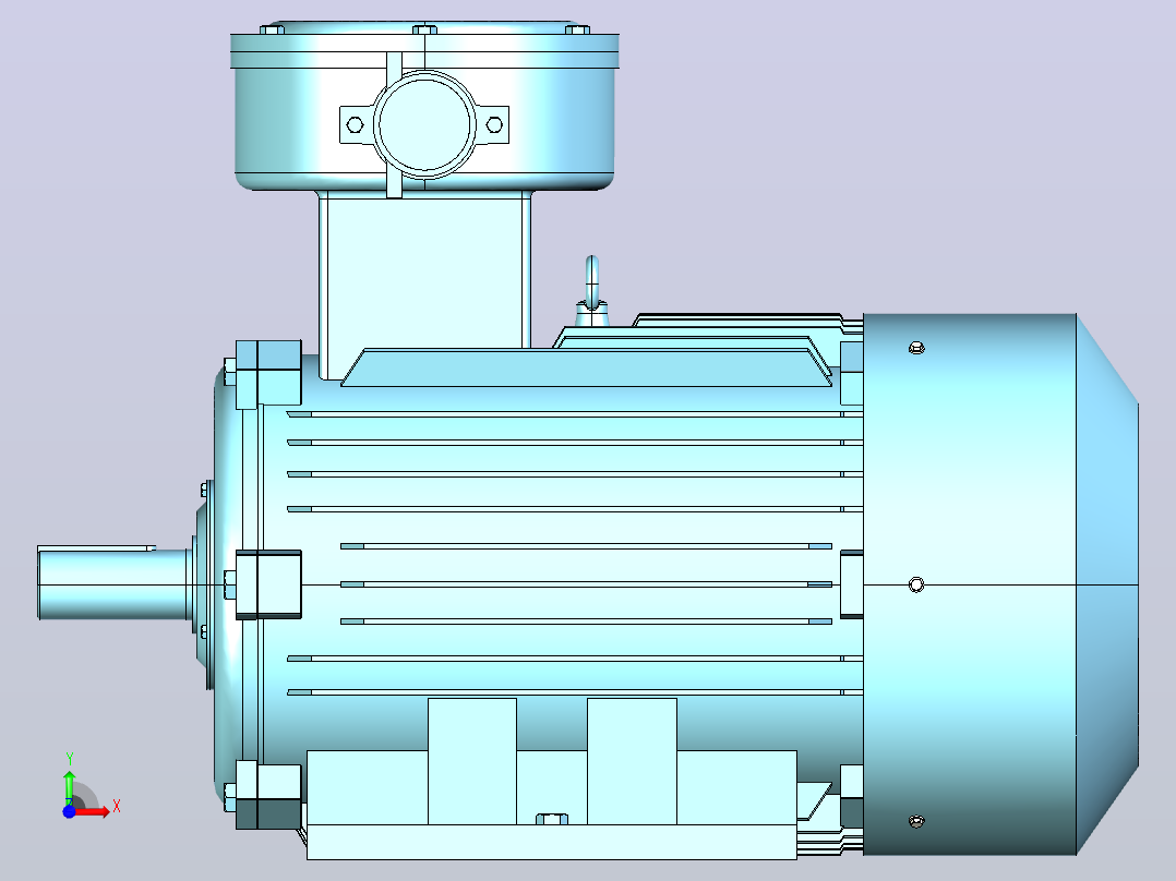 YB3型电机-B3-315-355[YB3-315S-4]前视图