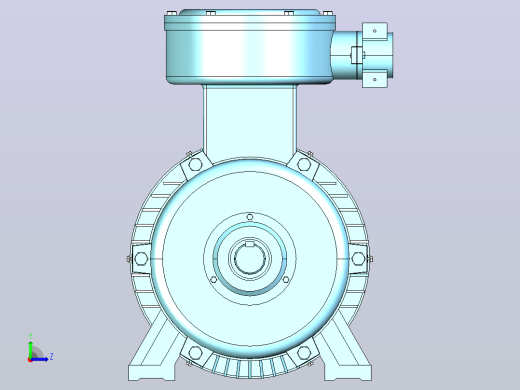 YB3型电机-B3-315-355[YB3-315S-4]左视缩略图